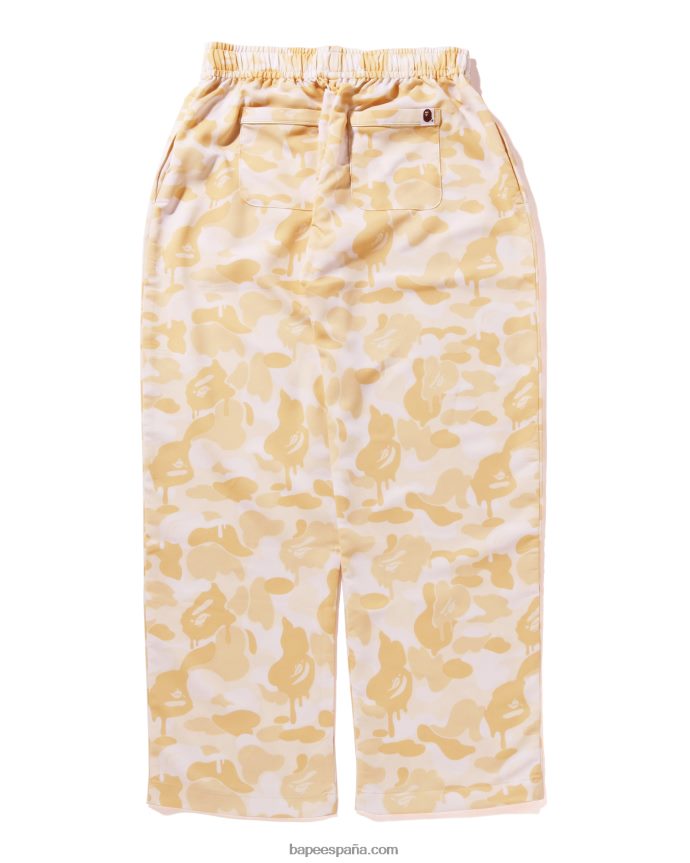 hombres A Bathing Ape pijama de camuflaje de chocolate de san valentín 288PLL301 de color crema