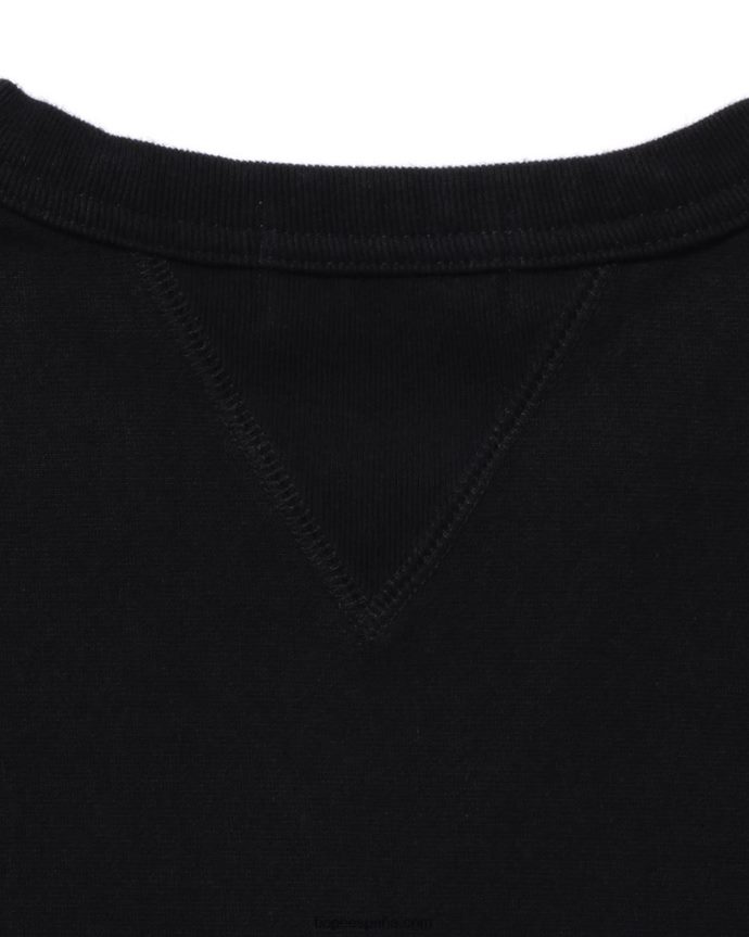 hombres A Bathing Ape Cuello redondo 288PLL359 negro