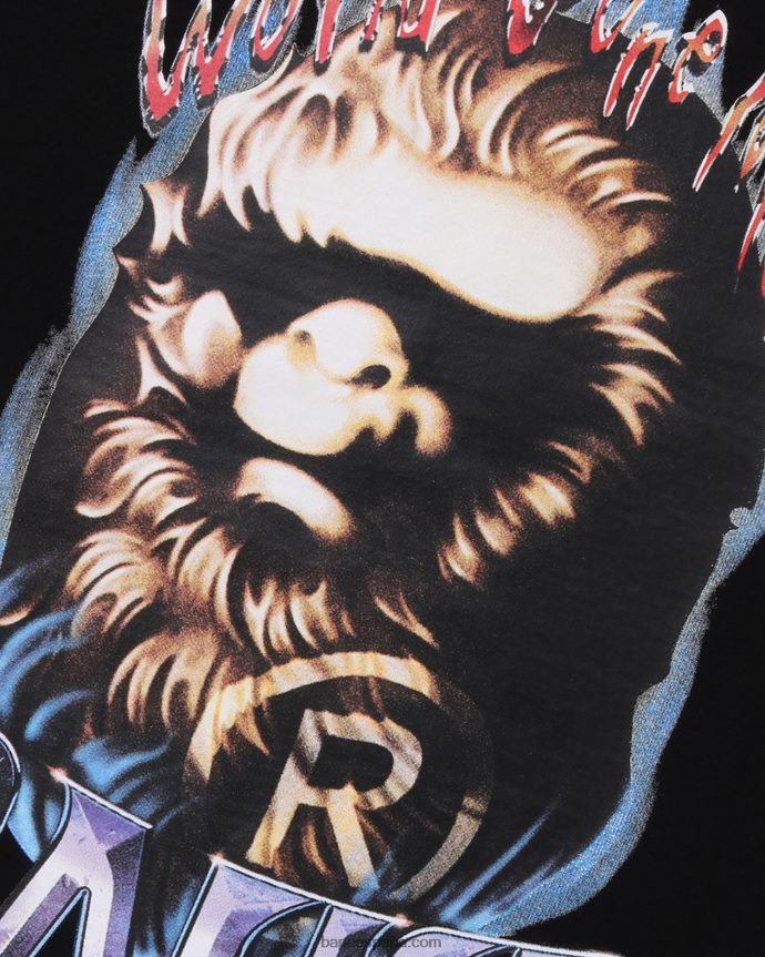 hombres A Bathing Ape cabeza de cuello redondo 288PLL218 negro