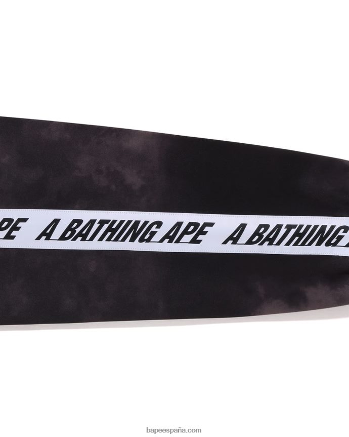 hombres A Bathing Ape chamarra de chándal con efecto tie dye 288PLL248 gris oscuro
