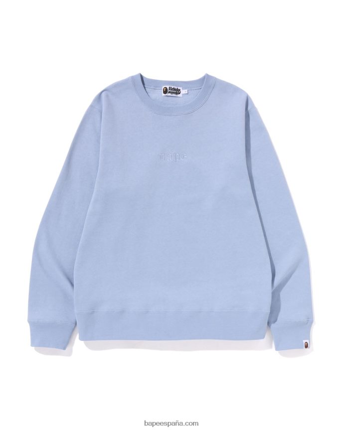 hombres A Bathing Ape cuello redondo de sumo de cultura japonesa 288PLL184 azul