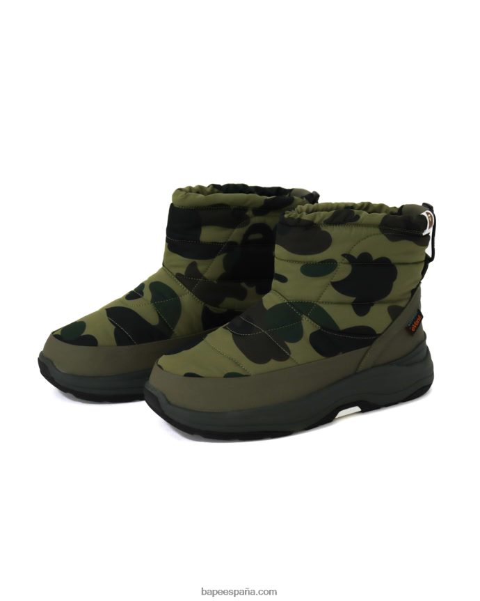 hombres A Bathing Ape botas x suicoke Bower 288PLL732 ejercito verde