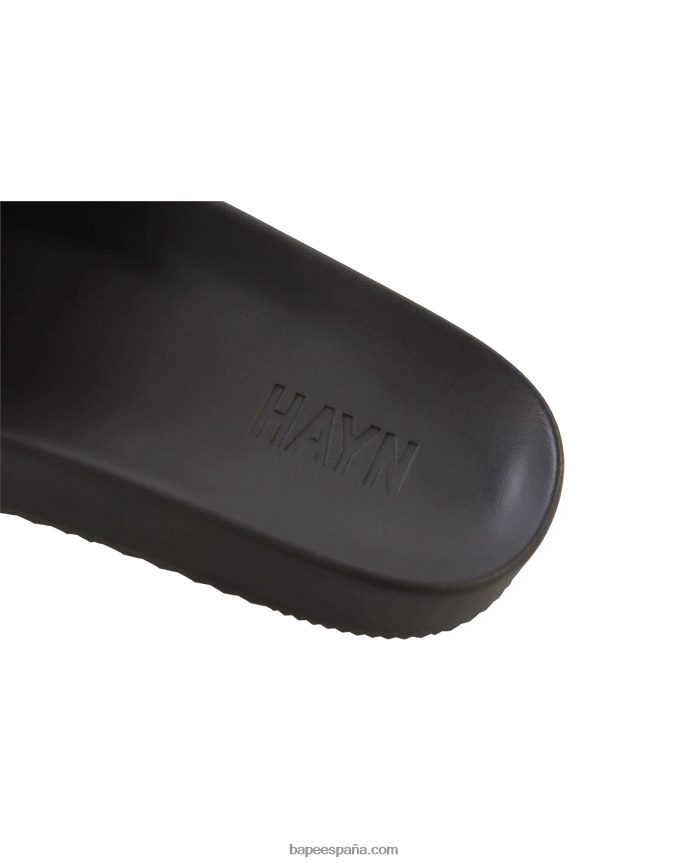 hombres A Bathing Ape sandalias con diseño camuflado sta de x hayn 288PLL727 negro
