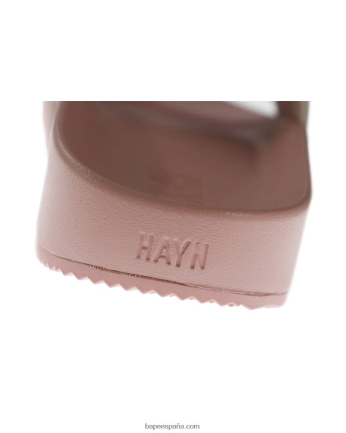 hombres A Bathing Ape sandalias con diseño camuflado sta de x hayn 288PLL729 Rosa palido