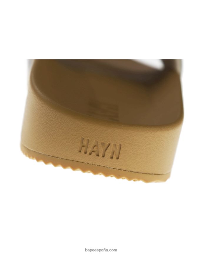 hombres A Bathing Ape sandalias con diseño camuflado sta de x hayn 288PLL730 caqui