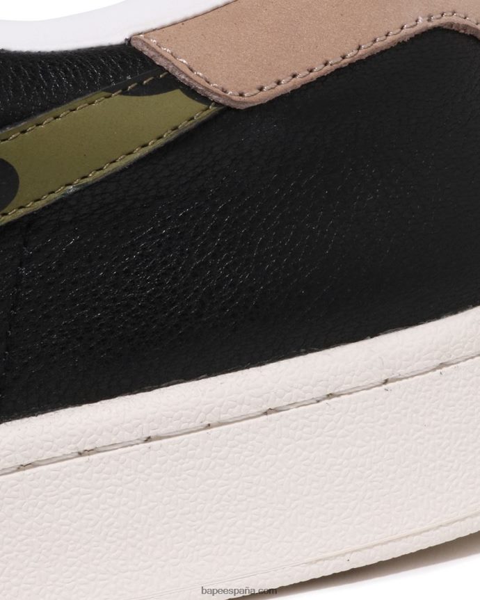 hombres A Bathing Ape cráneo sta # 1 288PLL682 negro