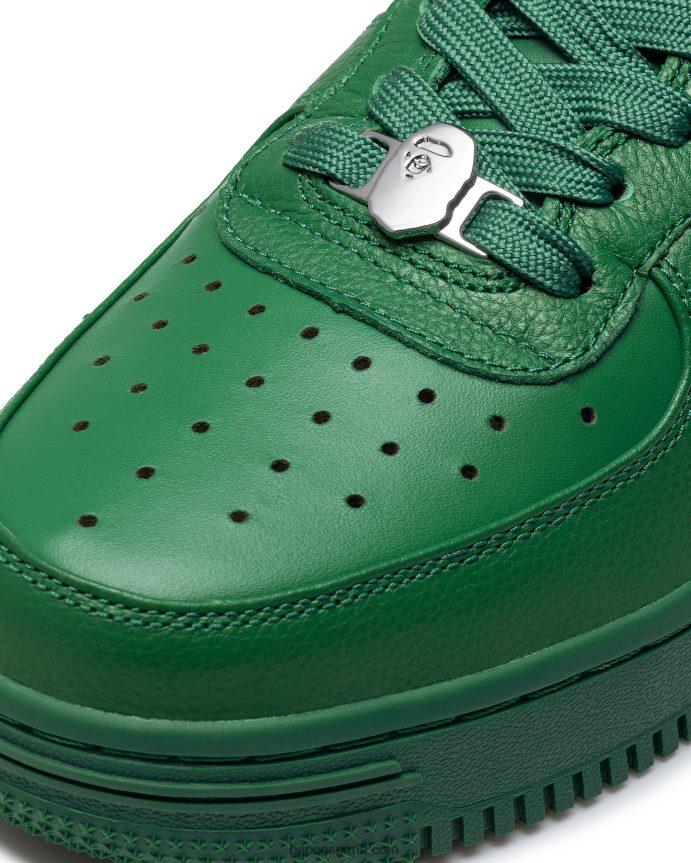 hombres A Bathing Ape mis zapatillas 288PLL741 Esmeralda