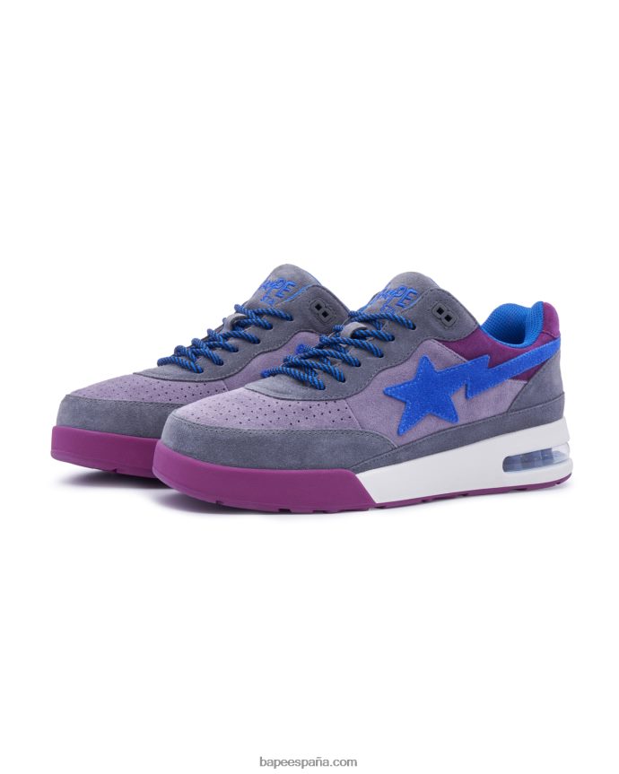 hombres A Bathing Ape personal de carretera #1 288PLL668 gris oscuro