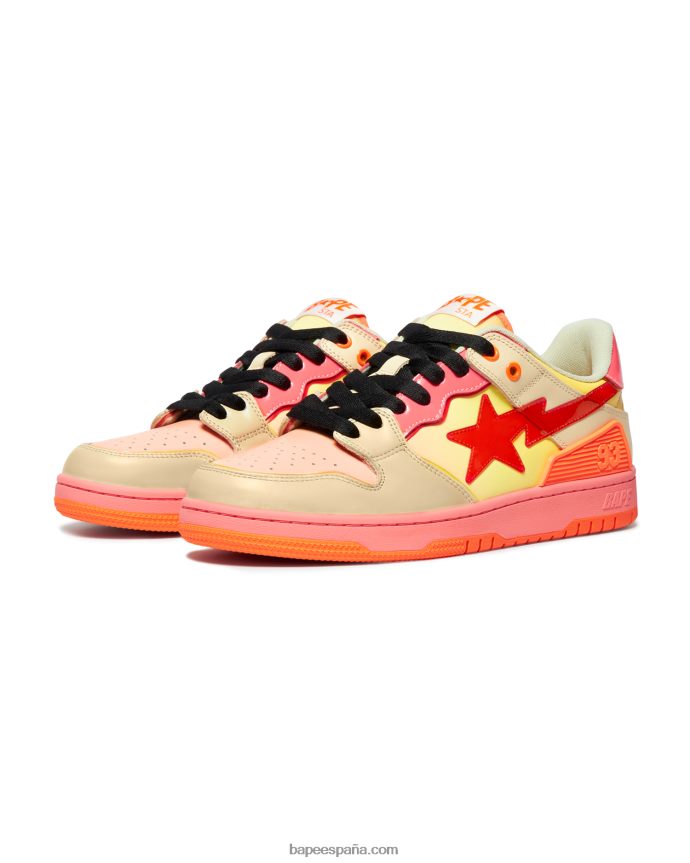 hombres A Bathing Ape sk8 sta #1 288PLL709 naranja