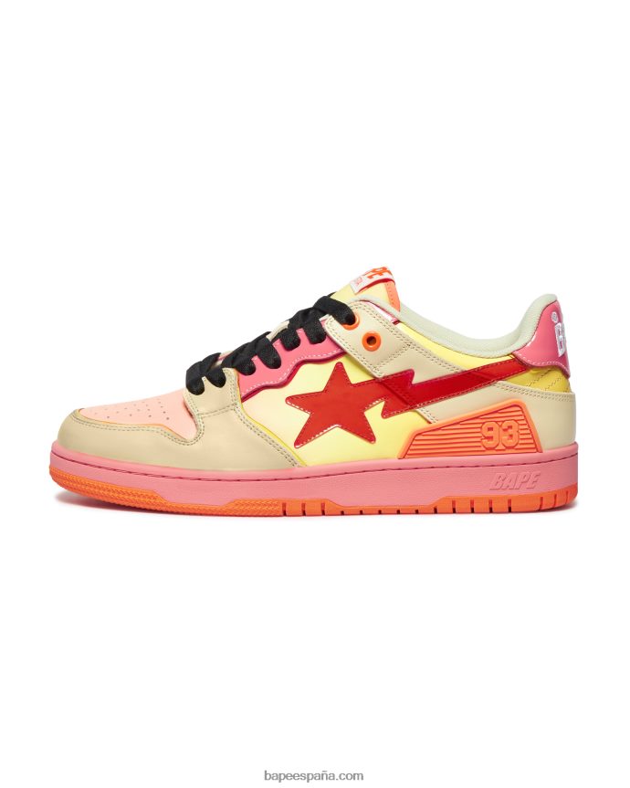 hombres A Bathing Ape sk8 sta #1 288PLL709 naranja