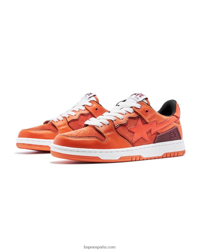 hombres A Bathing Ape sk8 sta #2 288PLL685 naranja