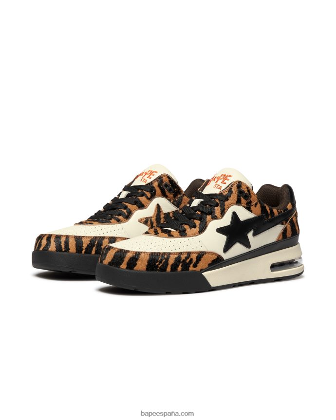 hombres A Bathing Ape zapatillas cny road sta m1 288PLL713 marrón