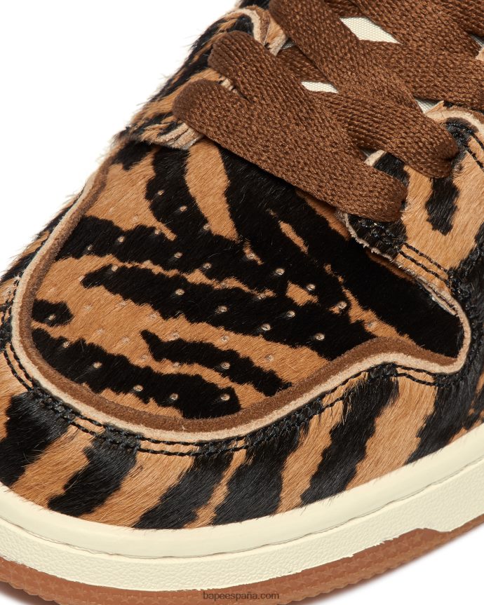 hombres A Bathing Ape zapatillas cny sk8 sta m2 288PLL712 marrón