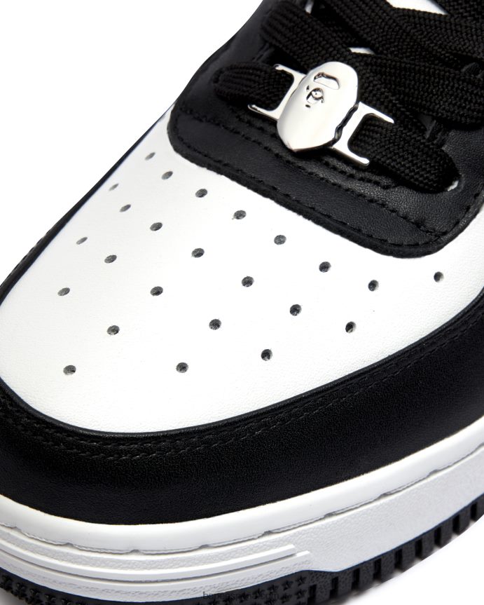 hombres A Bathing Ape zapatillas mi #2 m2 288PLL703 negro