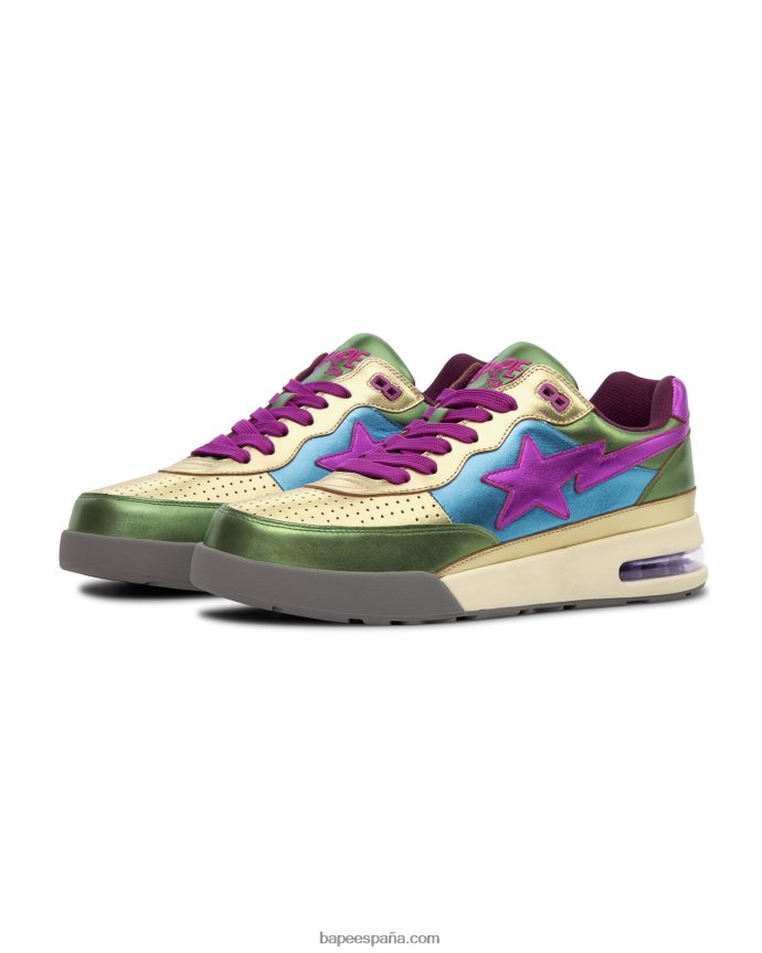 hombres A Bathing Ape zapatillas road sta m2 288PLL718 oro