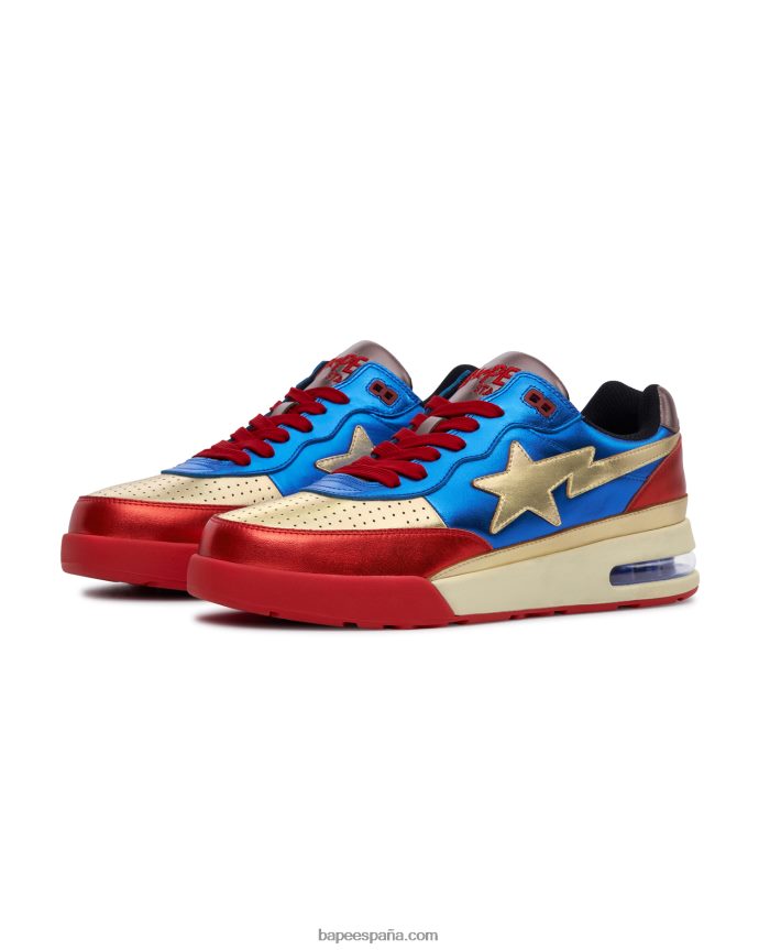 hombres A Bathing Ape zapatillas road sta m2 288PLL719 azul