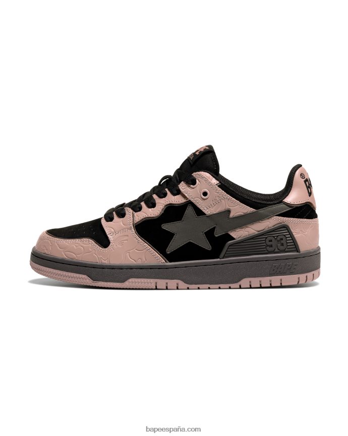 hombres A Bathing Ape zapatillas sk8 sta 288PLL726 rosa