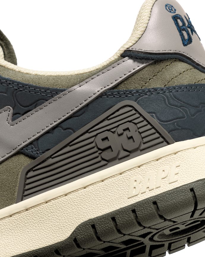 hombres A Bathing Ape zapatillas sk8 sta 288PLL731 Azul marino