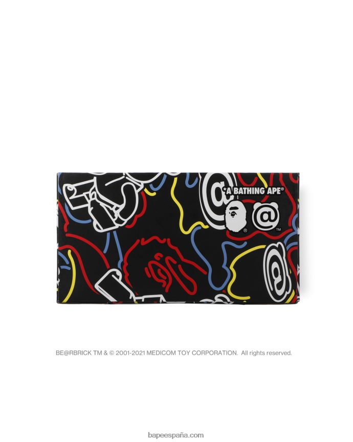 hombreszapatillas bape sta x medicom toy be r camo m1 288PLL734 negro