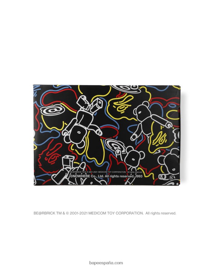 hombreszapatillas bape sta x medicom toy be r camo m1 288PLL734 negro