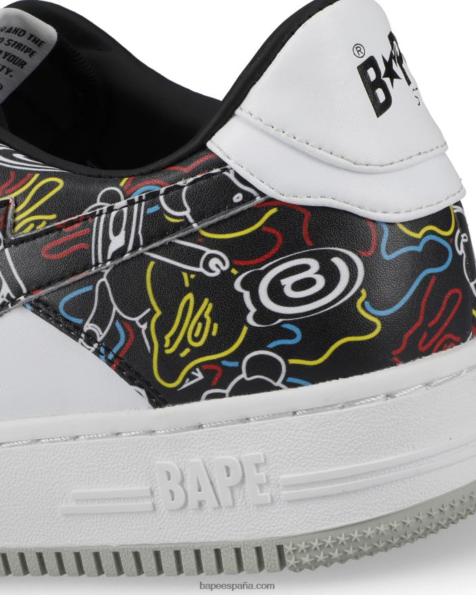 hombreszapatillas bape sta x medicom toy be r camo m1 288PLL734 negro