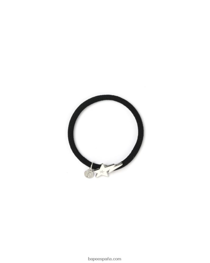 mujer A Bathing Ape diadema con logo 288PLL1118 blanco