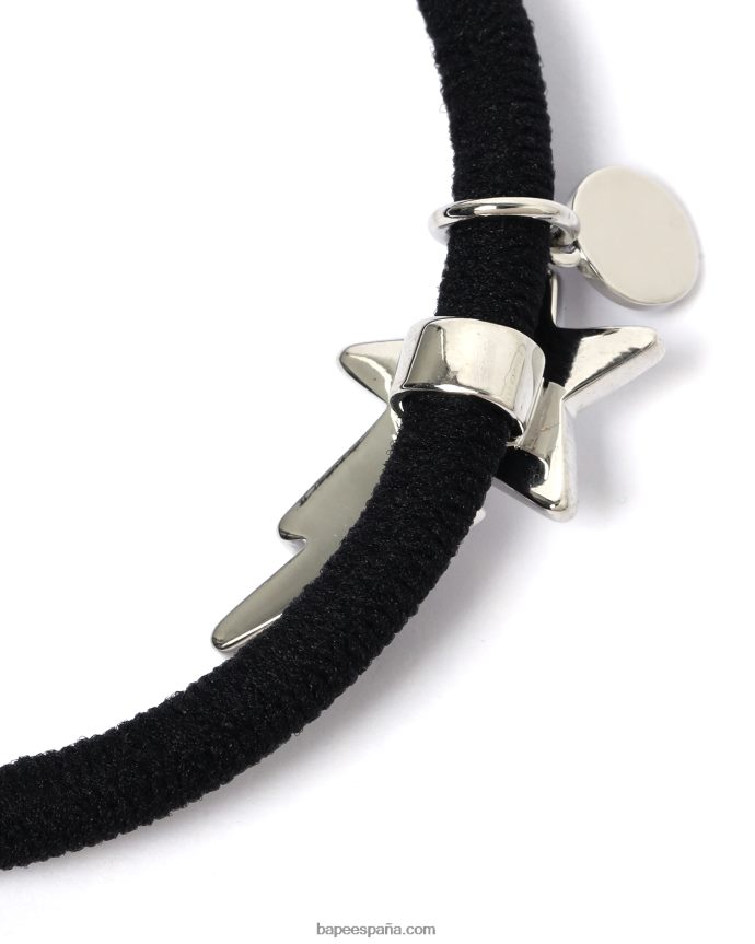 mujer A Bathing Ape diadema con logo 288PLL1118 blanco