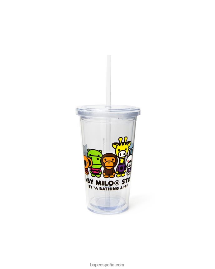 mujer A Bathing Ape vaso de plastico 288PLL621 blanco