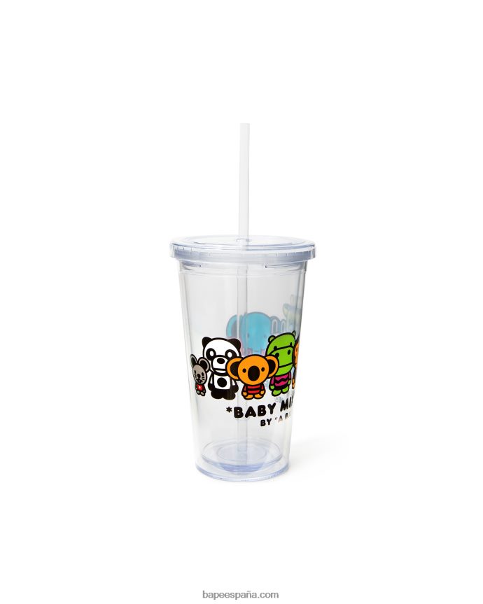 mujer A Bathing Ape vaso de plastico 288PLL621 blanco