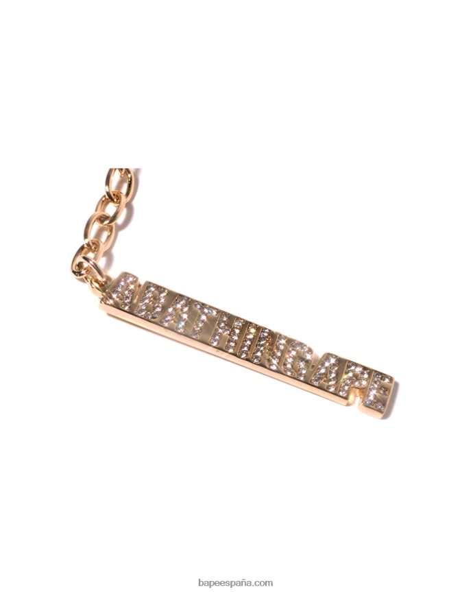 mujer A Bathing Ape cadena del vientre 288PLL1140 oro