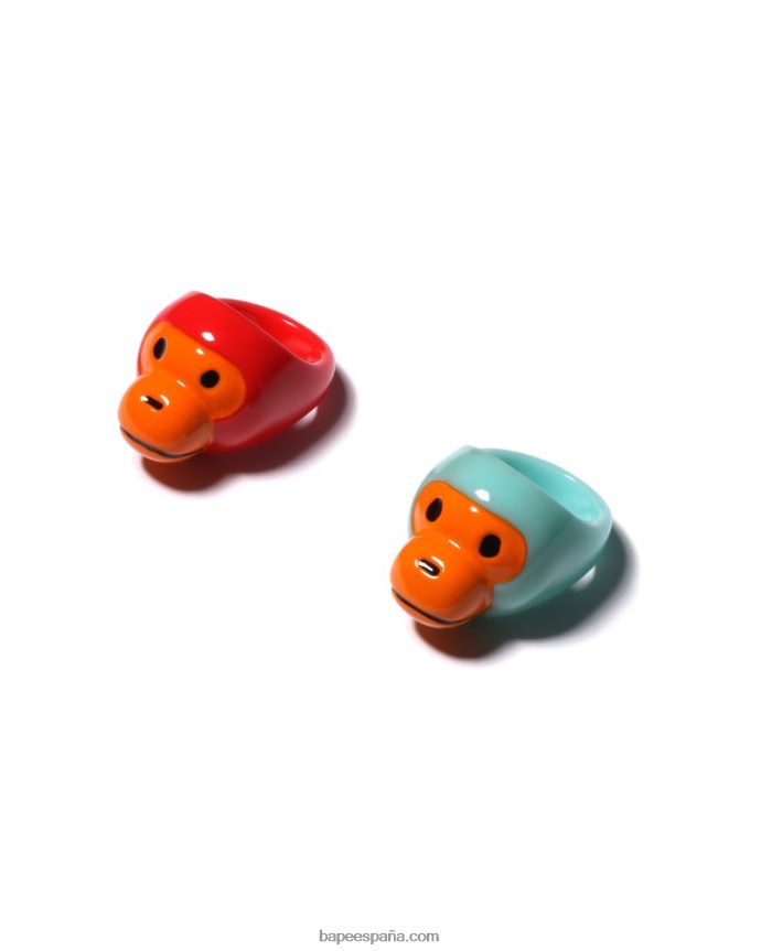 mujer A Bathing Ape juego de anillos bebé milo 288PLL1145 azul claro