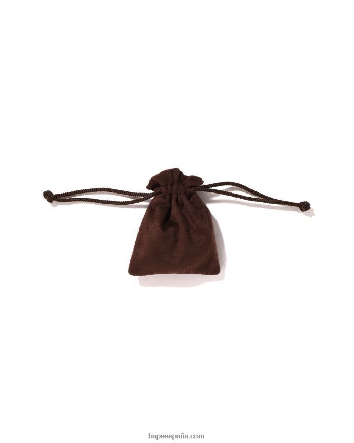 mujer A Bathing Ape juego de anillos bebé milo 288PLL1146 marrón