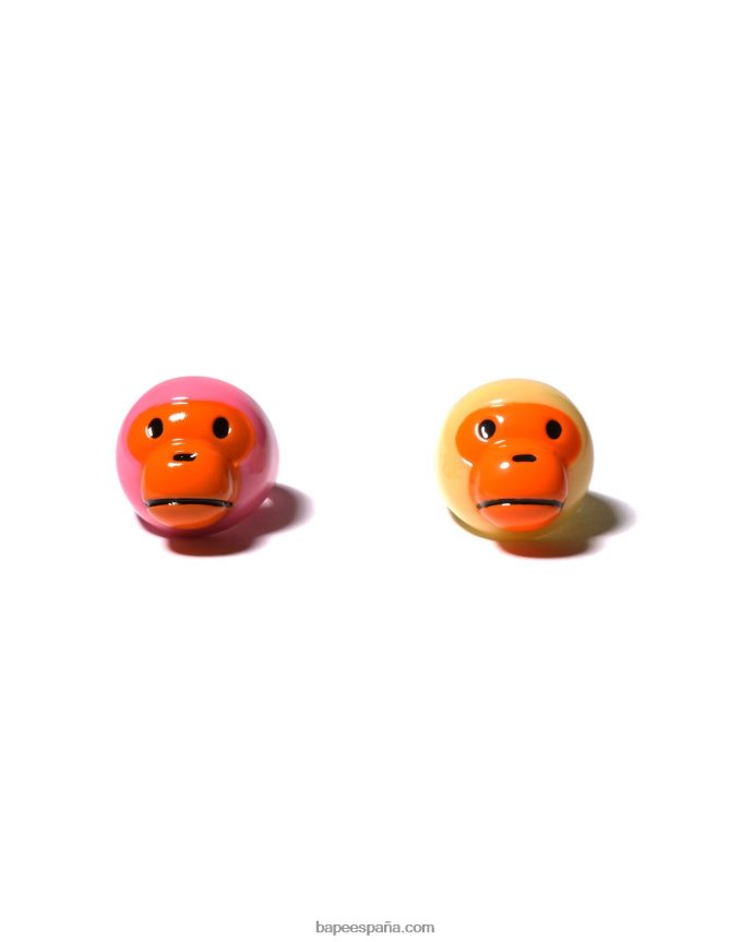 mujer A Bathing Ape juego de anillos bebé milo 288PLL1147 rosa