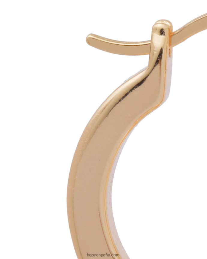 mujer A Bathing Ape pendiente de perlas de cristal 288PLL1122 oro