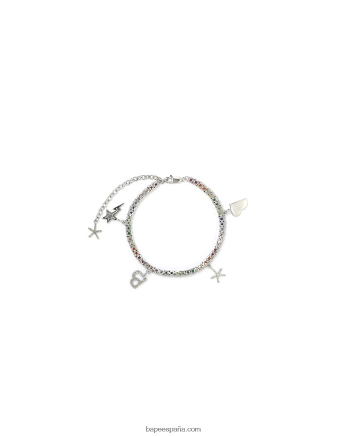 mujer A Bathing Ape pulsera de cristal multicolor 288PLL1119 caso