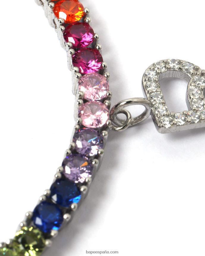 mujer A Bathing Ape pulsera de cristal multicolor 288PLL1119 caso