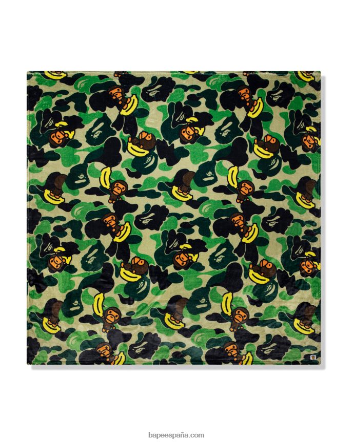 mujer A Bathing Ape manta bebe milo 288PLL1097 verde claro