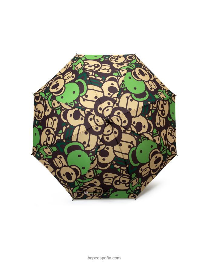 mujer A Bathing Ape paraguas bebe milo 288PLL1078 ejercito verde