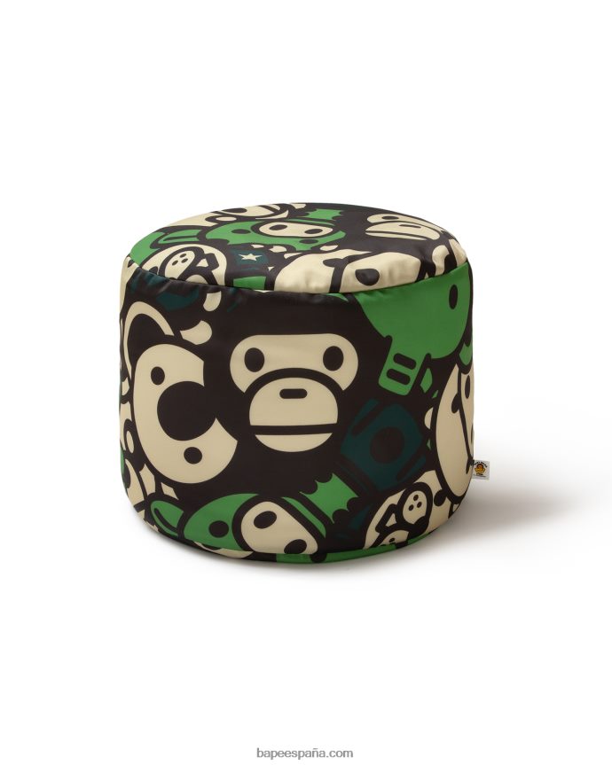 mujer A Bathing Ape puf bebe milo 288PLL1136 ejercito verde