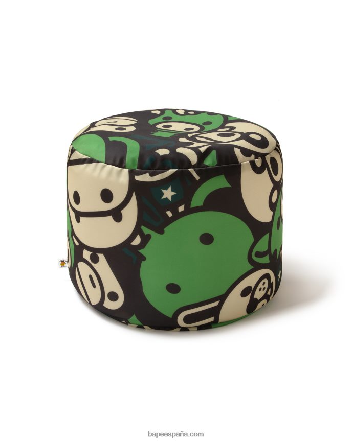 mujer A Bathing Ape puf bebe milo 288PLL1136 ejercito verde