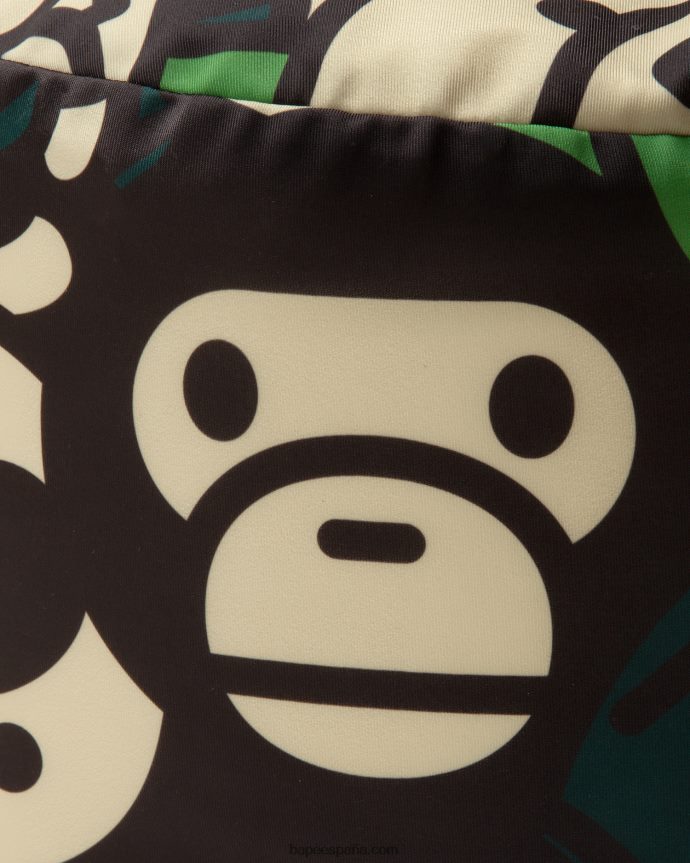 mujer A Bathing Ape puf bebe milo 288PLL1136 ejercito verde