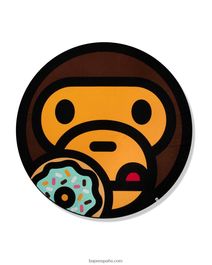 mujer A Bathing Ape toalla de playa bebe milo 288PLL1094 marrón