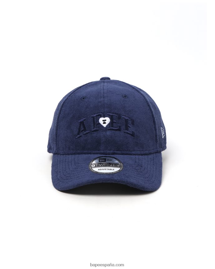 mujer A Bathing Ape gorra con logo x new era 9twenty 288PLL1087 azul