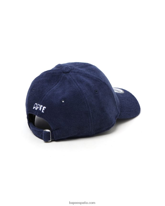 mujer A Bathing Ape gorra con logo x new era 9twenty 288PLL1087 azul