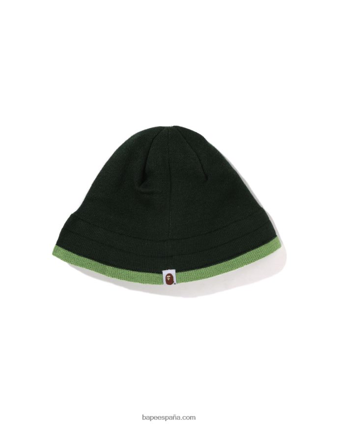 mujer A Bathing Ape gorro tejido con cara 288PLL1106 selva profunda
