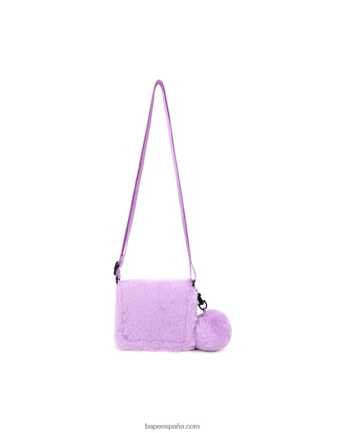 mujer A Bathing Ape bandolera pequeña 288PLL1131 púrpura