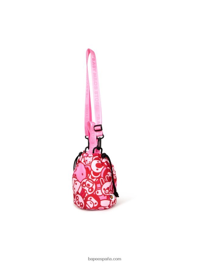 mujer A Bathing Ape bolso farol bebe milo 288PLL1079 rosa