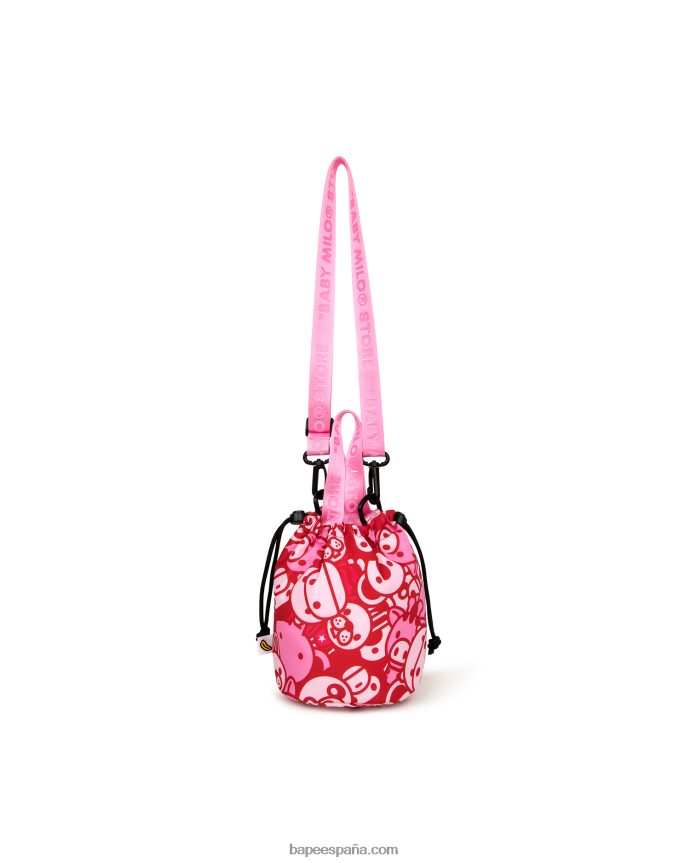 mujer A Bathing Ape bolso farol bebe milo 288PLL1079 rosa