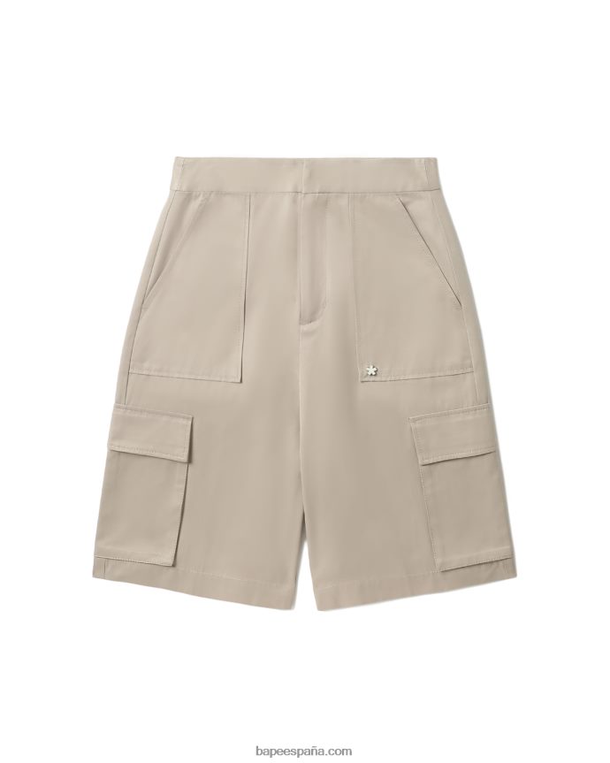 mujer A Bathing Ape culotte de carga 288PLL792 beige