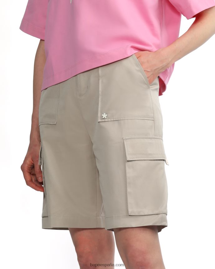 mujer A Bathing Ape culotte de carga 288PLL792 beige